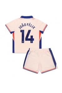 Chelsea Joao Felix #14 Babytruitje Uit tenue Kind 2024-25 Korte Mouw (+ Korte broeken)